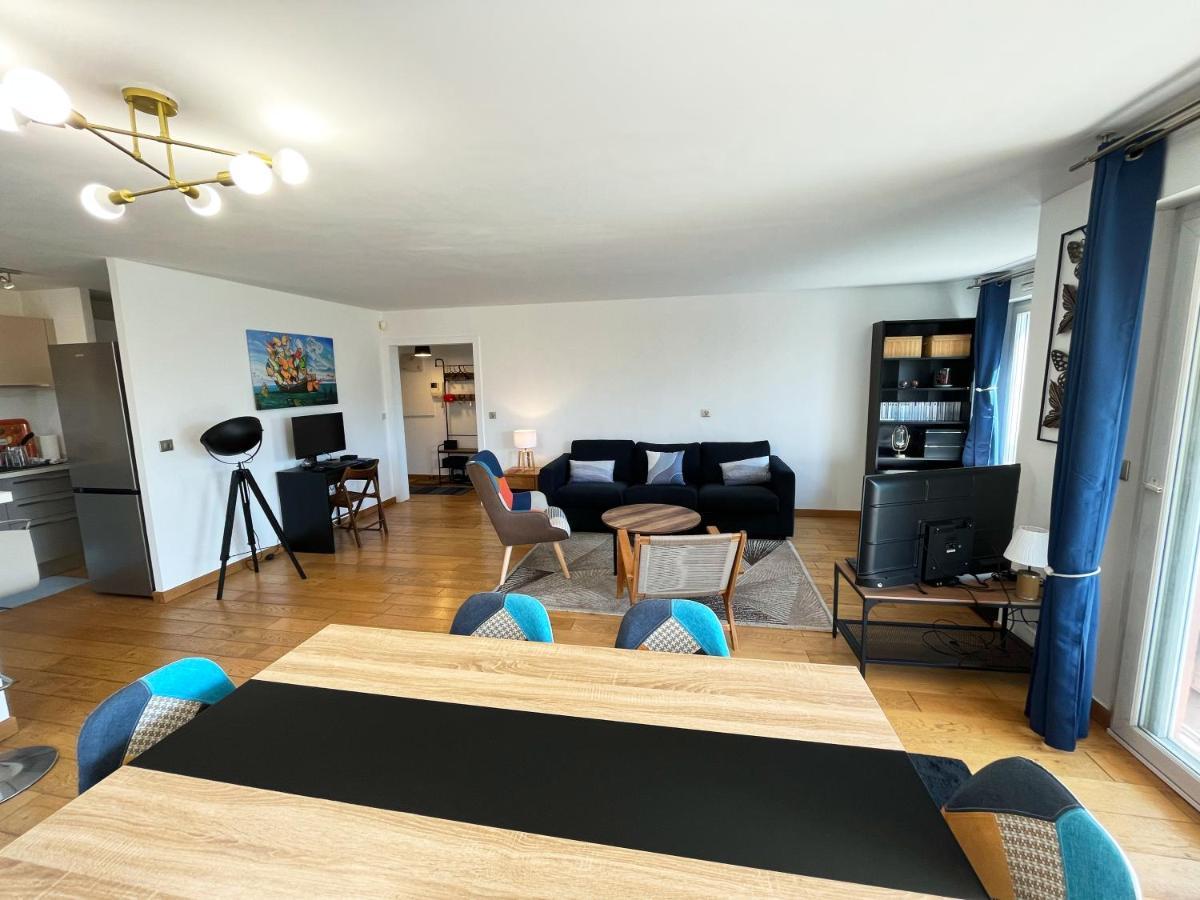 Appartement 84M² Avec 2 Parkings Privatifs Вильнёв-Лубе Экстерьер фото